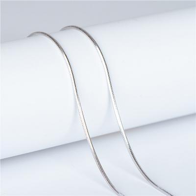 China TRENDY 925 Sterling Silver Jewelry 925 4mm Snake Chain Jewelry Set for sale