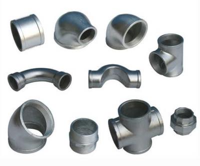 China And Good Price Galvanized Cast Iron Malleable Iron Fittings Good Quality Gasket Fused Equal for sale