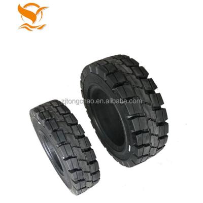 China Forklift 200x50-10 Easy Lock Type 16*6-8 23*10-12 Clip Tire For Forklift for sale