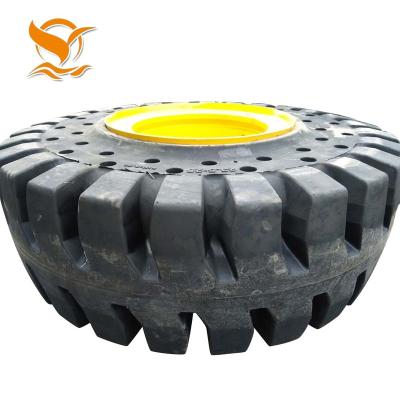 China OTR Transport 17.5-25 20.5-25 23.5-25 26.5-25 Solid Tires For Wheel Loader for sale