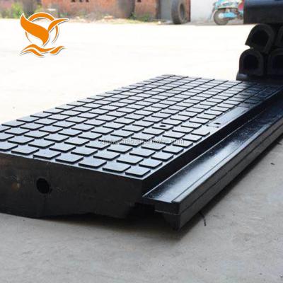 China Level Crossing P60 Grade Concrete Railway Rubber Level Crossing Pads& Board for sale