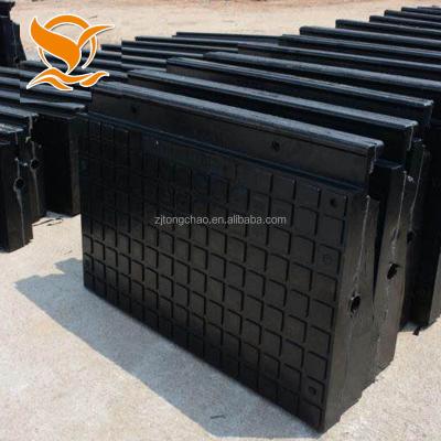 China Rubber Rail Bs75 Railway Crossing Rail Rubber Pad for sale