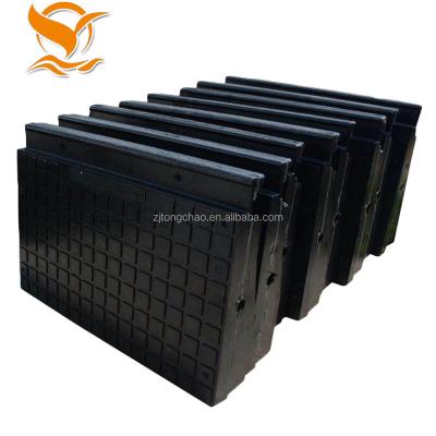 China New type high quality rubber railroad track rail rubber crossing guards for sale