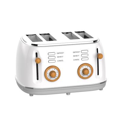 China Hotel Hot Sales 4 Slicer Bread Toaster With Stainless Steel for sale