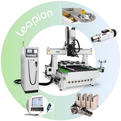 China Garment Shops Leapion High Speed ​​4 Axis 1325 CNC Router Desktop Automatic Engraving Machine For Wood Acrylic for sale