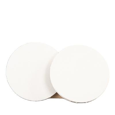 China Oil Painting & 12 Inch Round Canvas Acrylic Painting Panels, PreStretched White Painting Canvas Panels, Circle Art Canvas Panels White for Oil, Acrylic, Gouache for sale