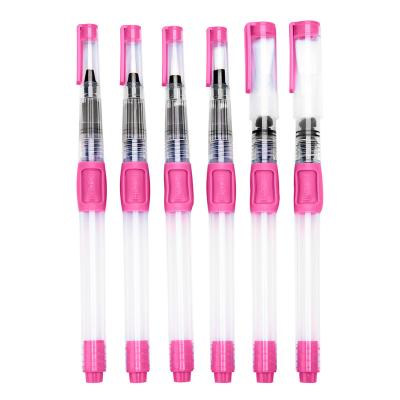 China Wholesale 2023 Refillable Color Brush Water Watercolor Brush Soft Ink Pen For Gouache Painting Paint Pen for sale