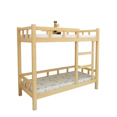 China Modern Kids Kids Beds Stairs Cheap And Safe Durable Solid Wood Beds For Student Double In Dorm Bunk Bed for sale