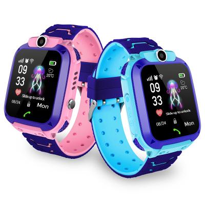 China New Q12b Kids Touch Screen Kids SOS GPS Deep Waterproof Swimming Photo Smart Phone Watch Setting Safe Baby Monitor Wristwatch z5 for sale