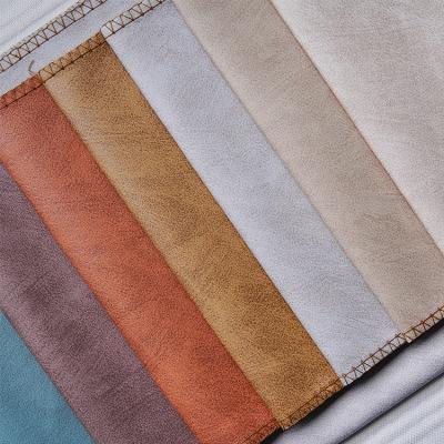 China 2021 New Technology Fabric Faux Leather Home Textile Fire Retardant Stain Resistant Leather Fabric For Sofa Bag Pillow Cushion Cover for sale