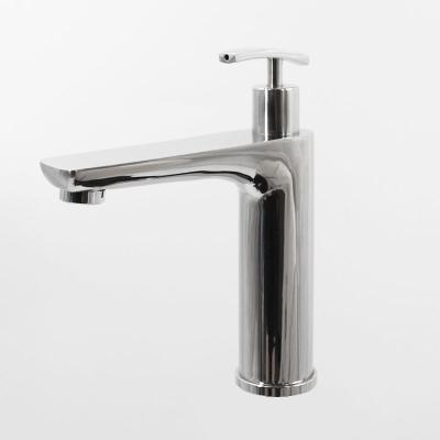 China Sense Taps 304SUS Touch Sensor Cold Water Faucet Basin Sink Faucet Mixer Tap Built In Soap Dispenser for sale