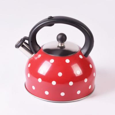 China Viable Wholesale Package Feature Color Hotel Box Metal Eco Stainless Steel Material Whistling Tea Kettle for sale