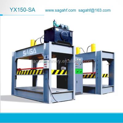 China SAGA Plywood Furniture YX150-SA High Frequency Curved Plywood Press for sale