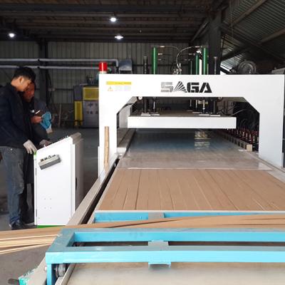 China Fast Gluing Board HF Wood Edge Board Solid Wood Edge Gluing Machine SP20-SA Jointing Press for sale