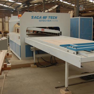 China Board SAGA Solid Wood Panel Fast Glue Clamping Machine HF Edge Press Machine Edge Gluing Joint Press SP20-SA for sale