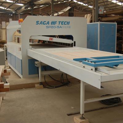 China Fast Conveyor HF Machine HF Edge Board Gluing Wood Board Solid Wood Joining Press SP20-SA for sale