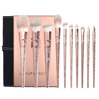 China Wholesale High Quality Makeup Brushes 10Pcs Concealer Pencil 10 Eyebrow Makeup Brush Set for sale