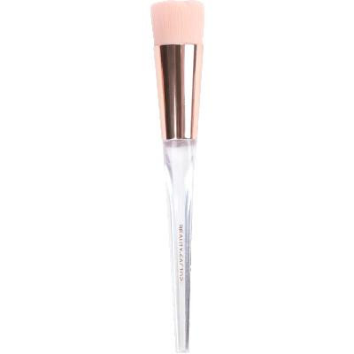 China Catboy Crystal Triangular Handle Flower Obsession Smudge Brush High Quality Simple Professional Makeup Foundation Brush for sale