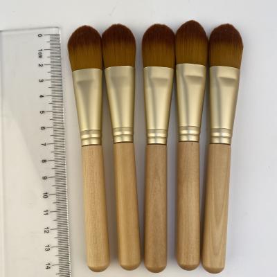 China Angular Blush 5pcs Makeup Brush Set High Quality Gold Handle Design Makeup Brush Hot Selling Make Up Brush Set for sale