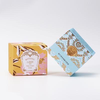 China Recyclable Custom Cosmetic Packaging Box Skin Care Face Cream Packaging Paper Boxes For Make Up Products for sale