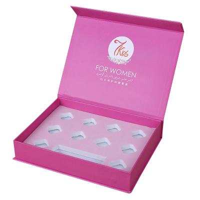 China Recyclable Fancy Elegent Pink Custom Magnetic Packaging Boxes Foldable Cardboard Paper Boxes Fin Gift Box for sale