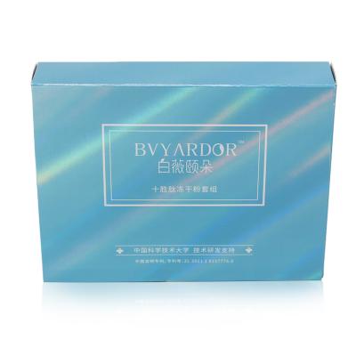 China Eco-Friendly Recyclable Luxury Custom Skincare Cosmetic Packaging Boxes Logo Size Gift Paper Box for sale