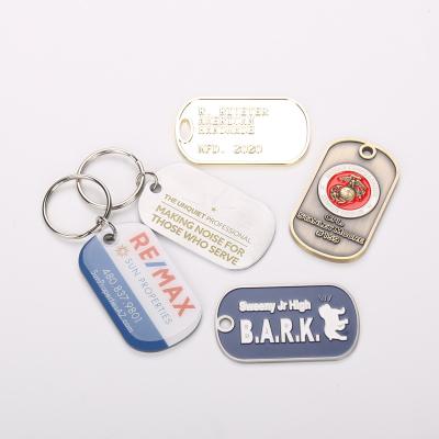 China Europe Supplier Wholesale OEM Stainless Steel Sublimation Collars Dog Name Tags With Military Custom for sale