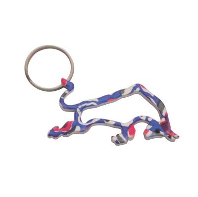 China Wholesale Custom Metal Logo Metal Bull Shape Keychains for sale