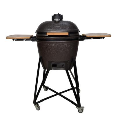 China Suitable Professional 23 Inch Smoker BBQ Grill Charcoal Camping Ceramic BBQ Grill Big Large Size Adjustable Part for sale