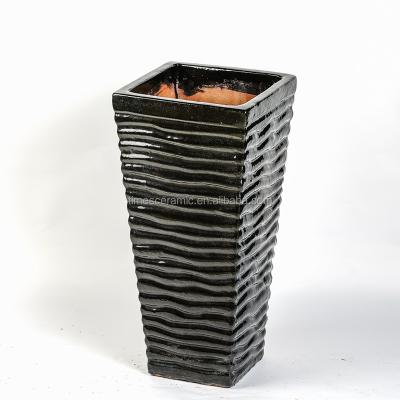 China Environment-frendly New Design Outdoor Handmade Wholesale Ceramic Flower Pots for sale