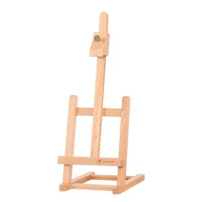 China High Quality Display Wooden Stand Small Easel Desk Foldable Painting Easel for sale