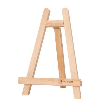 China High Quality Easel Desktop Mini Wood Triangle Easel Painting Stand for sale