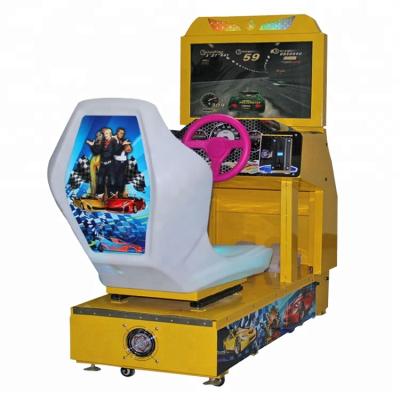 China Portable Hardware Mini Outrun Driving Simulator Kids Driving Game Machine For Kids for sale