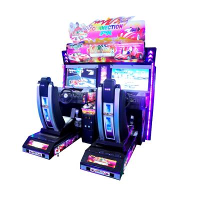 China Deluxe Amusement Machine Chenshou 32 Inch Outdated LCD Game Machine 2 Players Arcade Car Racing Simulator for sale