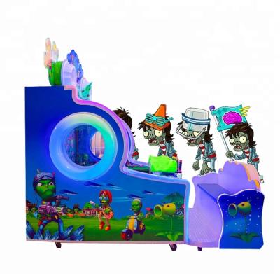 China Metal+plastic Chenshou Factories vs Zombies 3 People Push Coin Game Machine Shooting Water Game Machine for sale