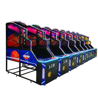 China Indoor Arcade Game Machine Folding Hardware Coin Operated Basketball Games Can Be Customized for sale