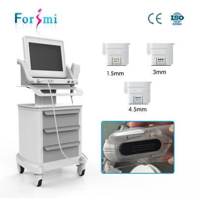 China high frequency HIFU face firming HIFU ultrasound face  machine radio frequency devices for skin tightening for sale