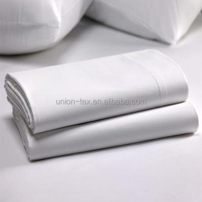 China High Quality 100% Disposable 400T Cotton Hotel Bed Linen Set for sale