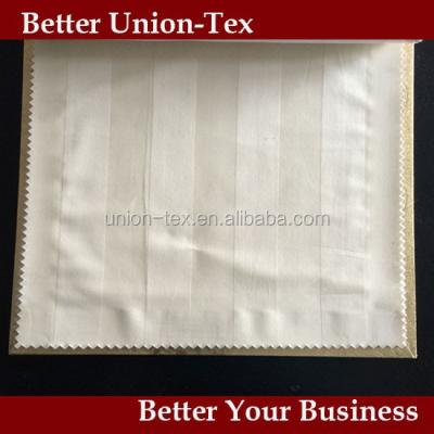 China Antistatic 100% Cotton 60s*40s 173*120 280cm Width Bleached Satin White Stripe White Bedding Fabrics for sale