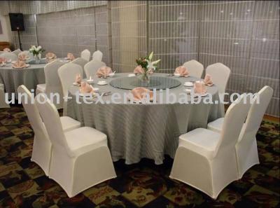 China Simple Spandex Ivory Wedding Chair Covers (With You - CC-41) for sale