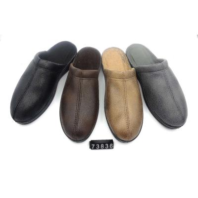 China Hot Selling Design Plain Color Indoor Indoor Man Shoes PVC Outsole Injection Home Indoor Slipper for sale