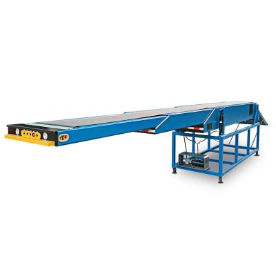 China Loading And Unloading Cargos 2021 New SHUNQIANG Uploaded Telescopic Truck Conveyor For Tire Handling for sale