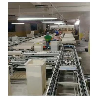 China heat resistant automatic sink and toliet assembly line conveyor assembly line automatic toilet production line for sale