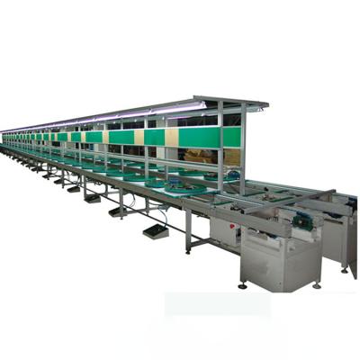 China Hotels Electrical Appliance Assembly Line Double Speed ​​Chain Conveyor for sale