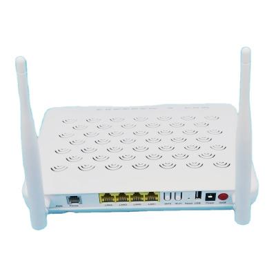 China FTTH FTTX Nice Network English System Price Zxhn Router GPON Onu 4GE 1TEL USB WIFI 2.4G Gpon Ontario F609 V3 gpon onu 1GE+3FE+1POTS+WIFI F609 V5.2 for sale