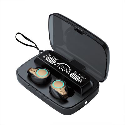 China Hot Selling M9-18 In-Ear Radio Headphones Waterproof Sports Case Stereo Radio Touch Control Charging Charging Headset for sale