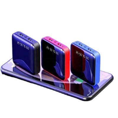 China Fast Charging Support Factory Selling New Portable Mini Power Bank 10000mah Powerbank Mirror 10000mah Power Banks for sale