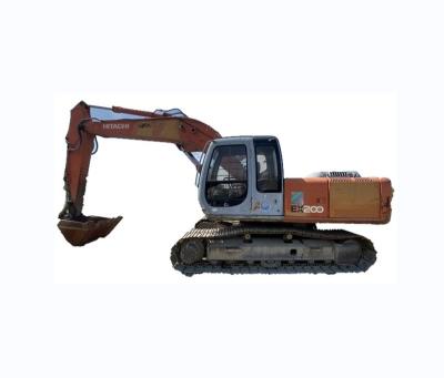 China Red Hitachi EX200-5 Excavator 20 Tons Isuzu Engine 3293 Working Hours 90% Undercarriage for sale