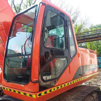 Chine Excavateur hydraulique Doosan 10T 0,8m Capacité du seau 22000KG Poids de la machine 108KW Puissance à vendre