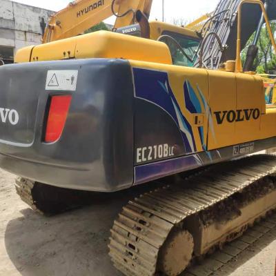 China EC210 Excavadora Volvo amarilla 10 toneladas Peso de operación 1,2 M Capacidad de cubo en venta